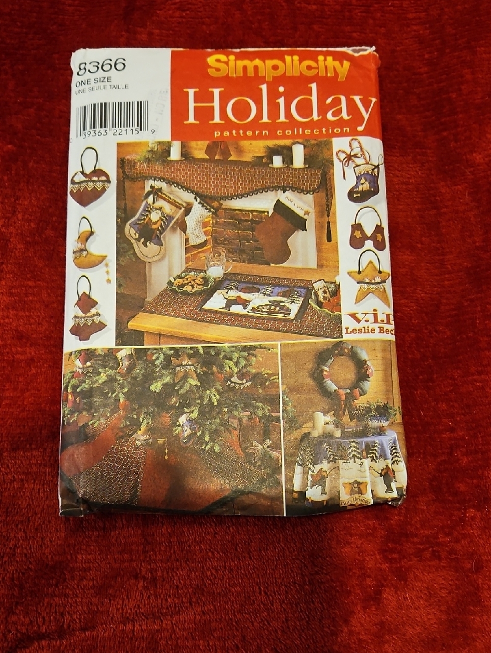 Simplicity (Partial Used) Holiday Decor Sewing Pattern